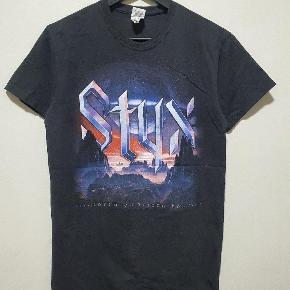 Styx Rock Band Tour Graphic Classic Music Fan T-Shirt